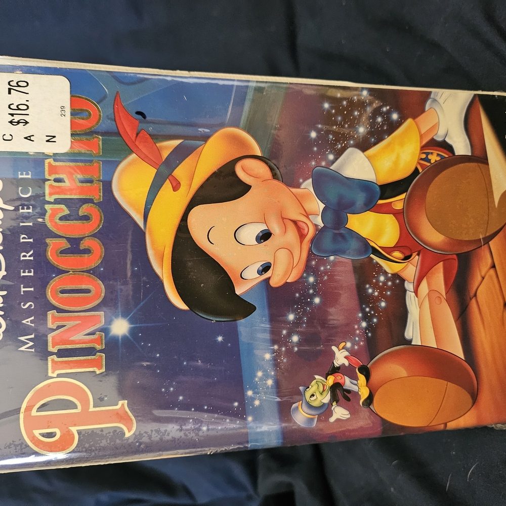 Pinocchio Masterpiece VHS